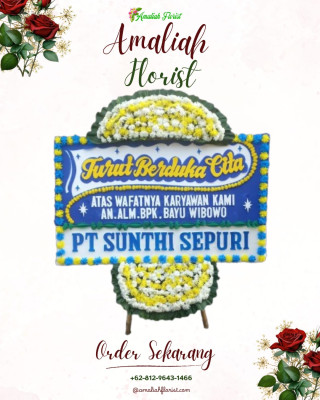Papan Bunga Duka di Boyo