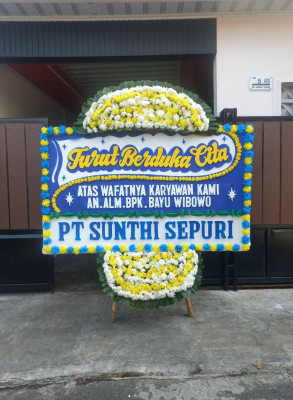 Papan Bunga Duka di Boyo