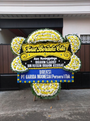 Papan Bunga Duka di Boyo